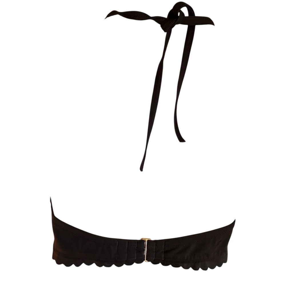 Victoria’s Secret Black Bikini Halter Bra 34D - Picture 5 of 10